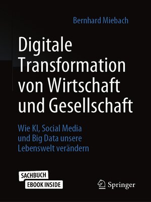 cover image of Digitale Transformation von Wirtschaft und Gesellschaft